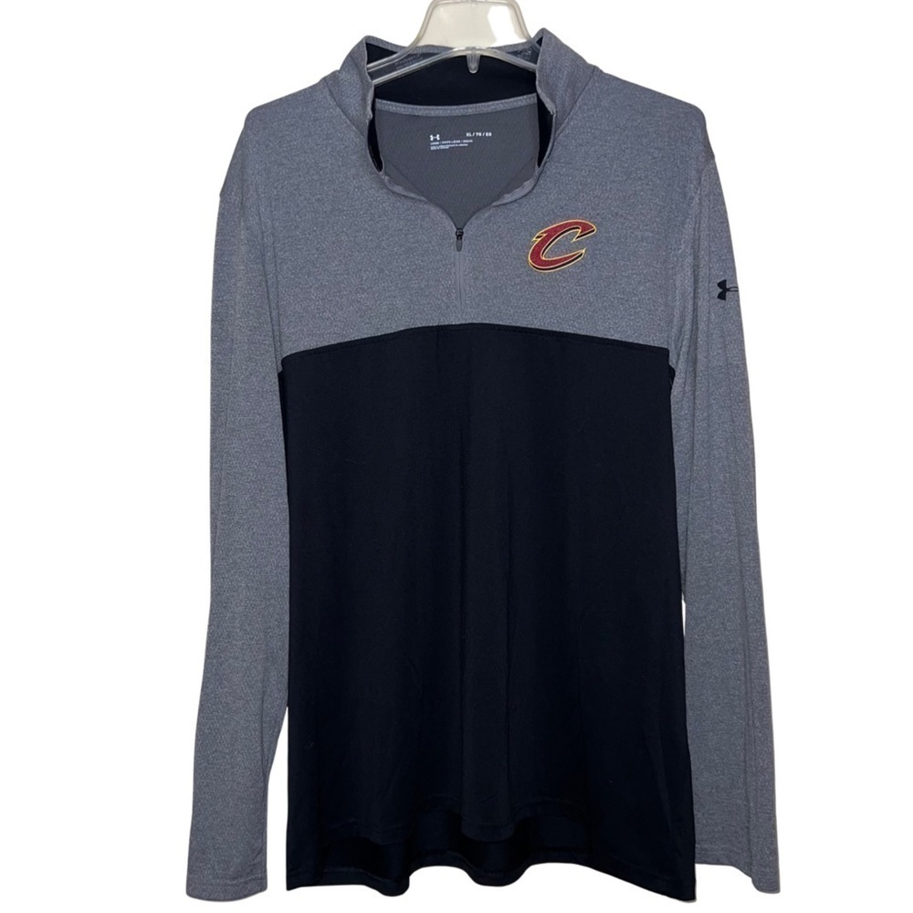 Under Armour® Cleveland Cavaliers Scratch Mock ¼ Zip Pullover Size XL